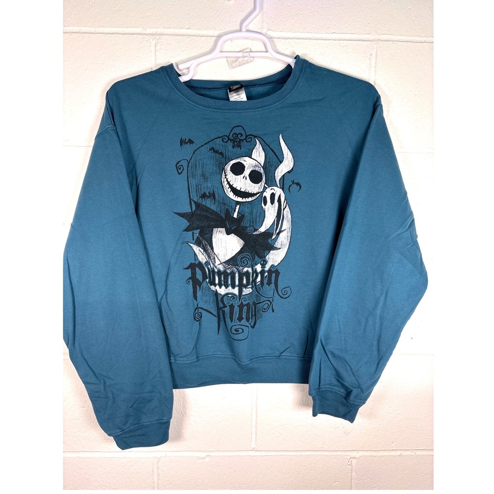 Disney Nightmare Before Christmas Jack Skellington Pumpkin King Sweatshirt XL